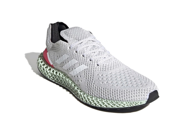 adidas Originals 4D Runner adidas Energy Concepts 190C AEC FY7916 Crystal White / Cloud White / Super Pink Four Dimensional Sole Unit Release Information Drop Date Closer First Look Future