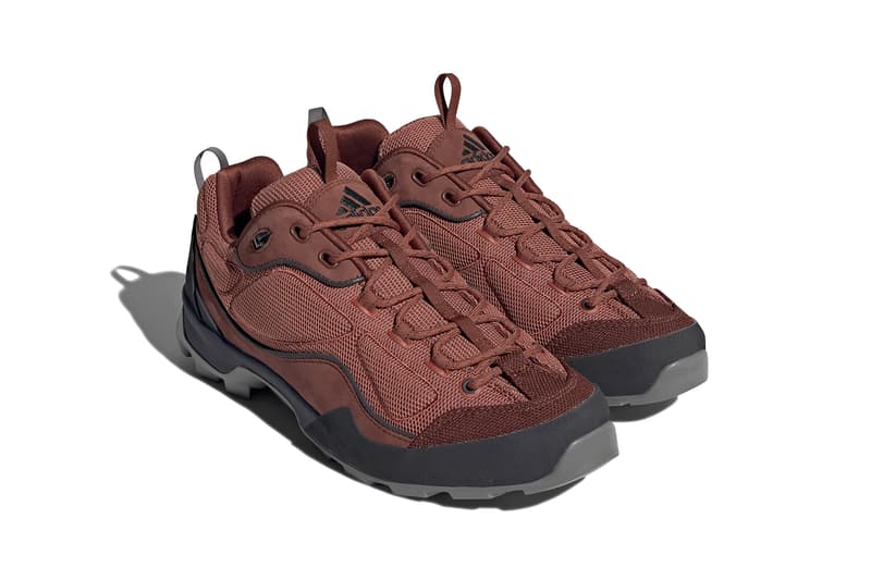 adidas Originals Sahale X "Gray/Black" FZ2328 Dark Red Consortium Three Stripes EQT adiPRENE 3M 1990s Outdoor Hiking Trail Climbing Terrain Shoe Footwear Sneaker Drop Date Closer First Look Release Information
