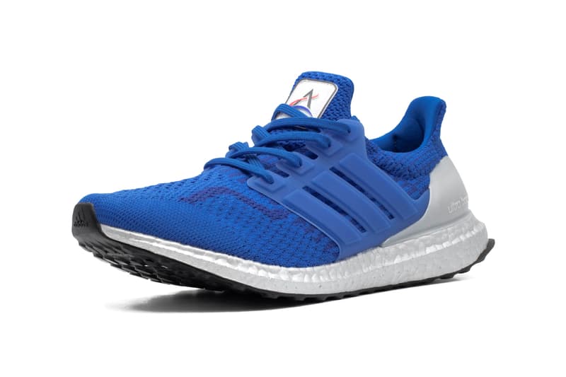 adidas UltraBOOST DNA 5.0 "NASA" "Football Blue/Royal Blue" Silver BOOST Unit Sneaker Release Information Space Station Artemis Badges 