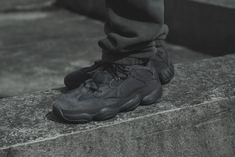 Yeezy 500 Yeezy 75 On Feet Black On Feet Utility Black Yeezy 550
