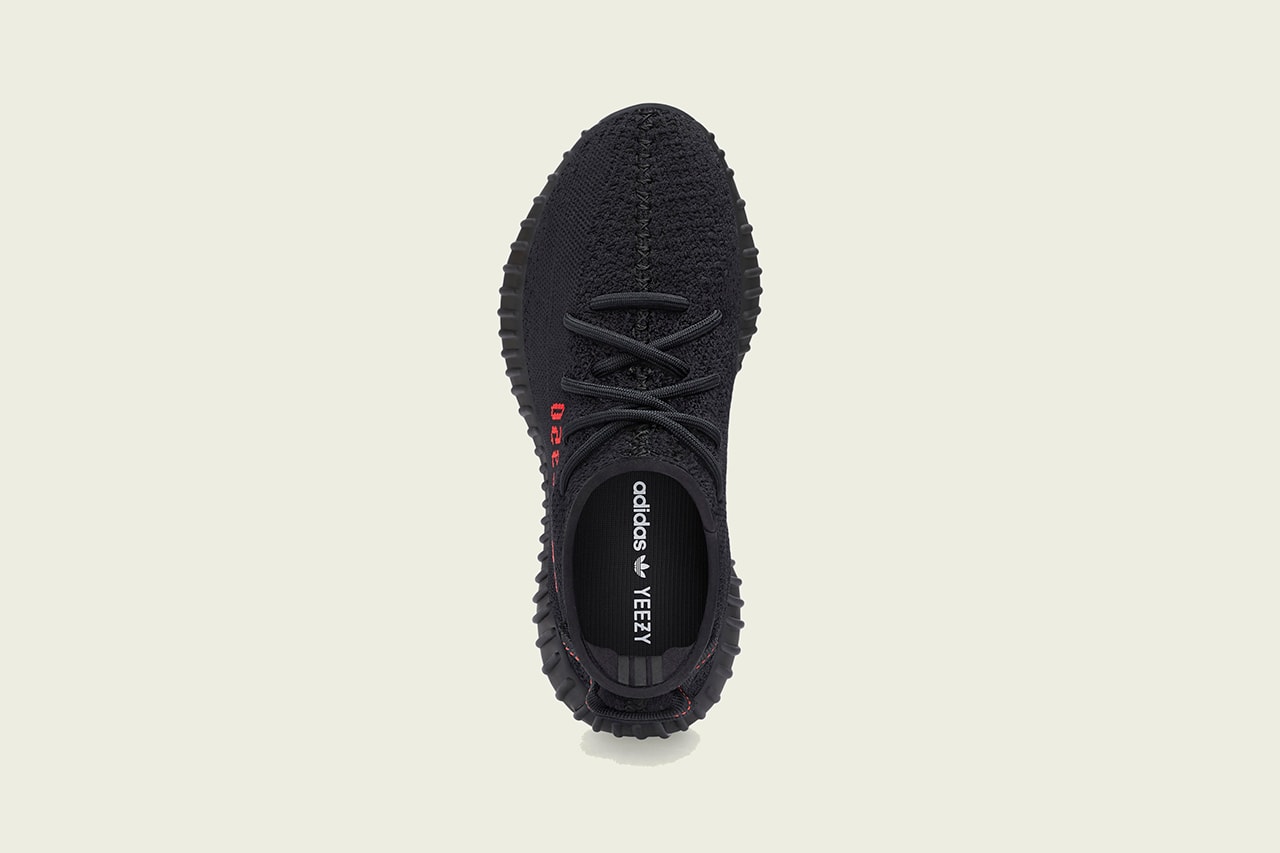 adidas YEEZY BOOST 350 V2 "Black/Red" Re-Release Drop Date December 5 Sizes Adults Kids Infants Release Information 'Ye Kanye West Three Stripes Bred "SPLY-350"