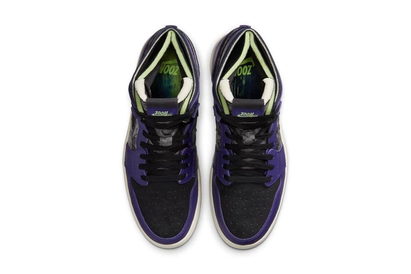 air jordan brand 1 high zoom cmft comfort bayou boys zion williamson new orchid purple blue lime blast black DC2133 500 official release date info photos price store list buying guide