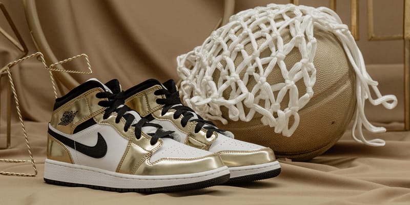 new jordans gold