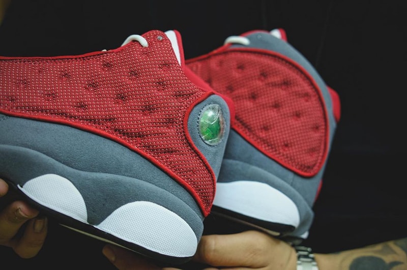 air jordan brand 13 red flint grey white official release date info photos price store list buying guide first look