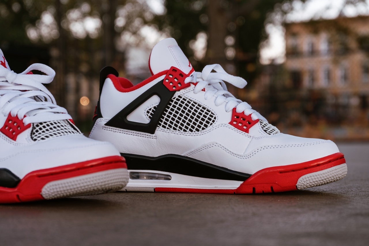 air jordan brand 4 fire red white black tech grey dc7770 160 where to buying guide official release date info photos price closer look raffle