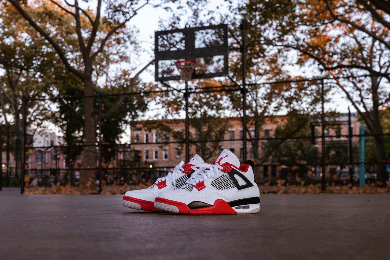 air jordan brand 4 fire red white black tech grey dc7770 160 where to buying guide official release date info photos price closer look raffle