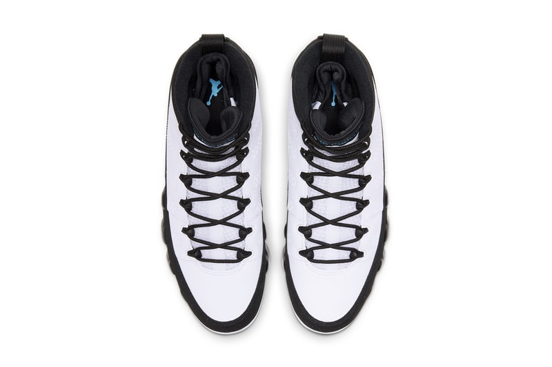 air jordan brand 9 university blue white black ct8019 140 unc carolina tar heels official release date info photos price store list buying guide