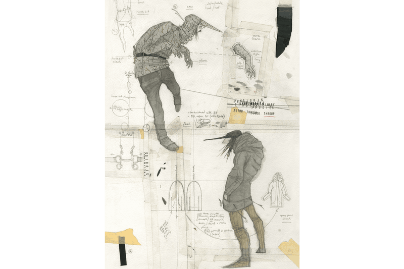 aitor throup the daily sketchbook thedsa archive studios paris menswear launch coronavirus covid 19 london burnley england the uk brexit