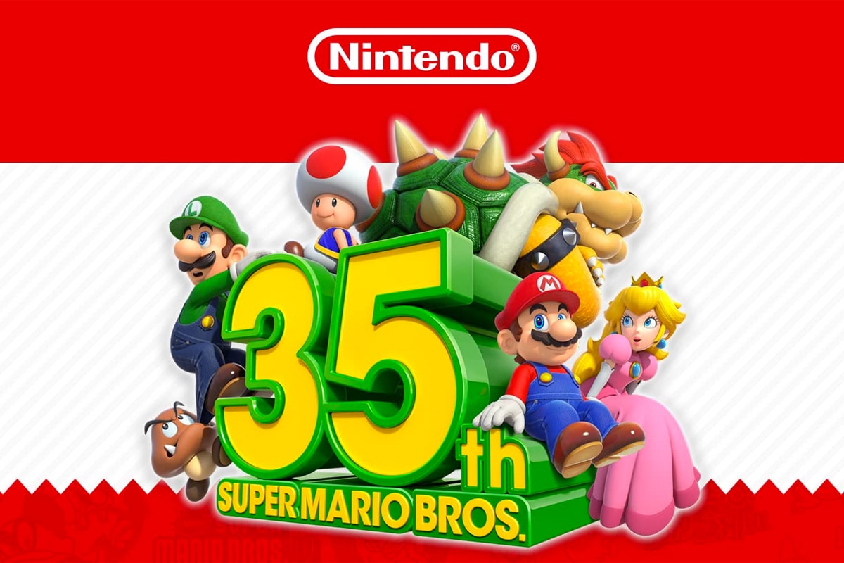 amazon super mario bros nintendo 35th anniversary celebrations limited edition packaging boxes delivery