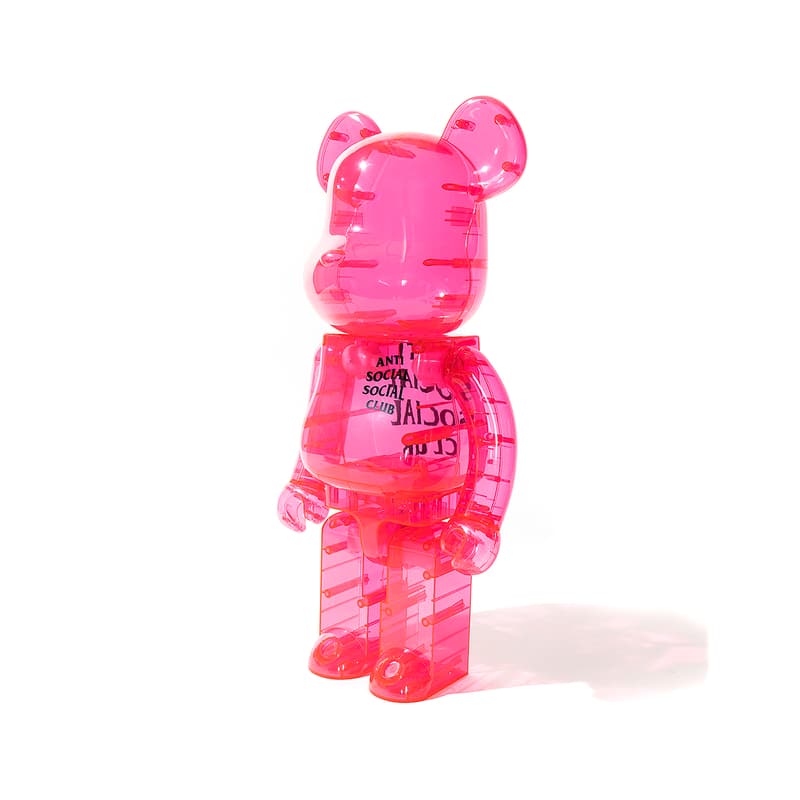 Anti Social Social Club x Medicom Toy BE@RBRICKs collaboration collection hoodies tee shirts release date info buy fall winter 2020 fw20 1000 400 size