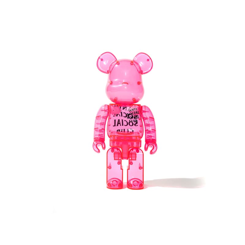 Anti Social Social Club x Medicom Toy BE@RBRICKs collaboration collection hoodies tee shirts release date info buy fall winter 2020 fw20 1000 400 size