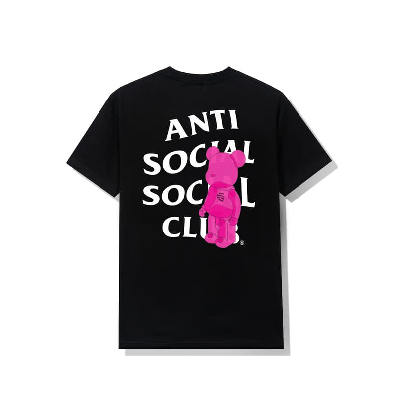 Anti Social Social Club x Medicom Toy BE@RBRICKs collaboration collection hoodies tee shirts release date info buy fall winter 2020 fw20 1000 400 size