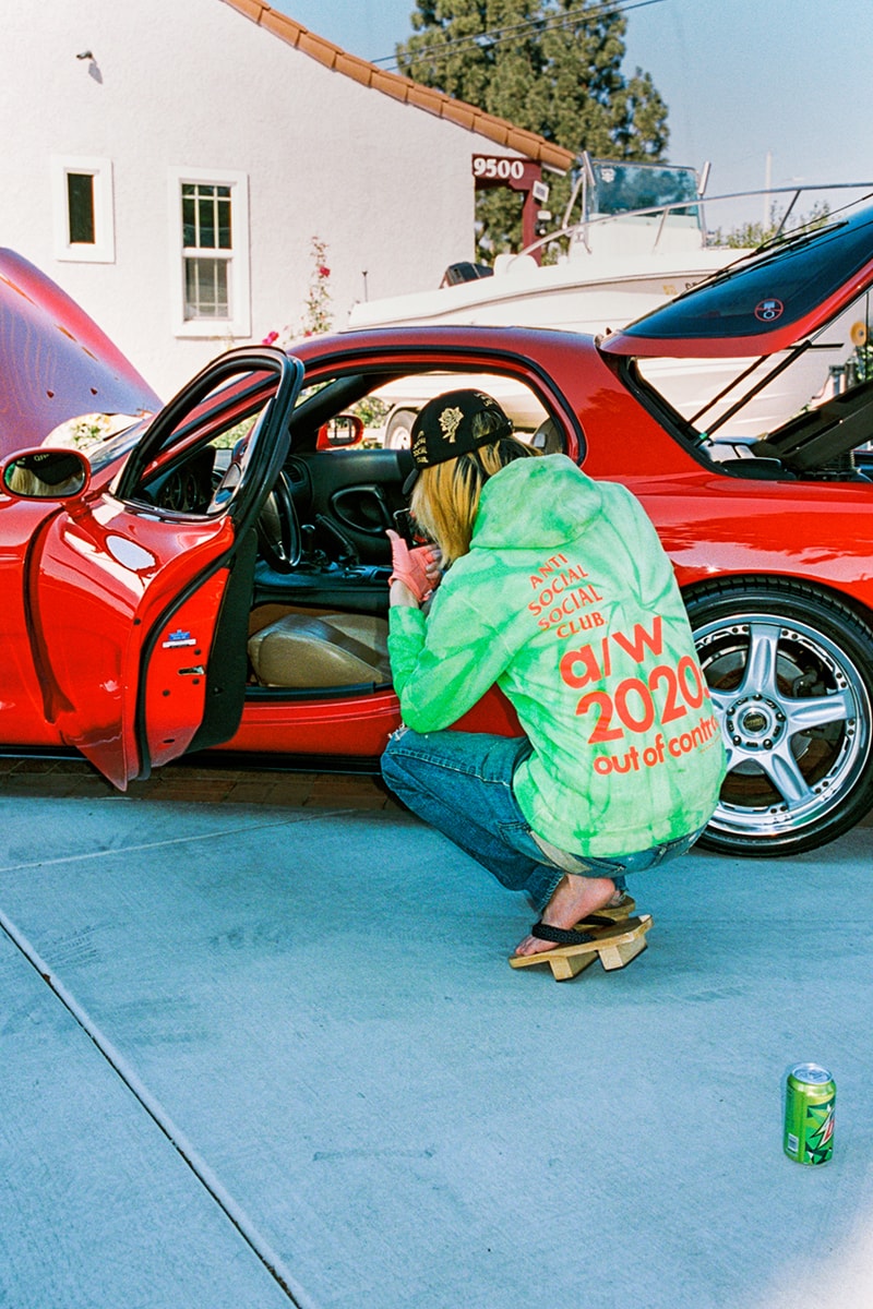 Anti Social Social Club FW20 Collection Lookbook fall winter 2020 out of control clothing hoodie release date info buy 