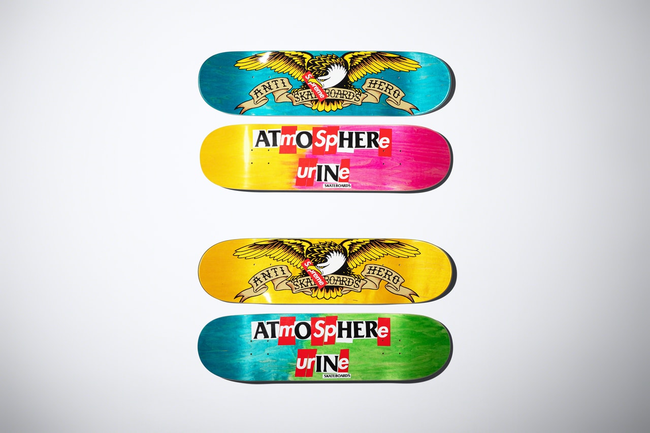 Antihero x Supreme Fall/Winter 2020 Collection release date info buy november 27 atmosphere urine capsule fw20 buy skateboard hoodie tee shirt hat jacket price