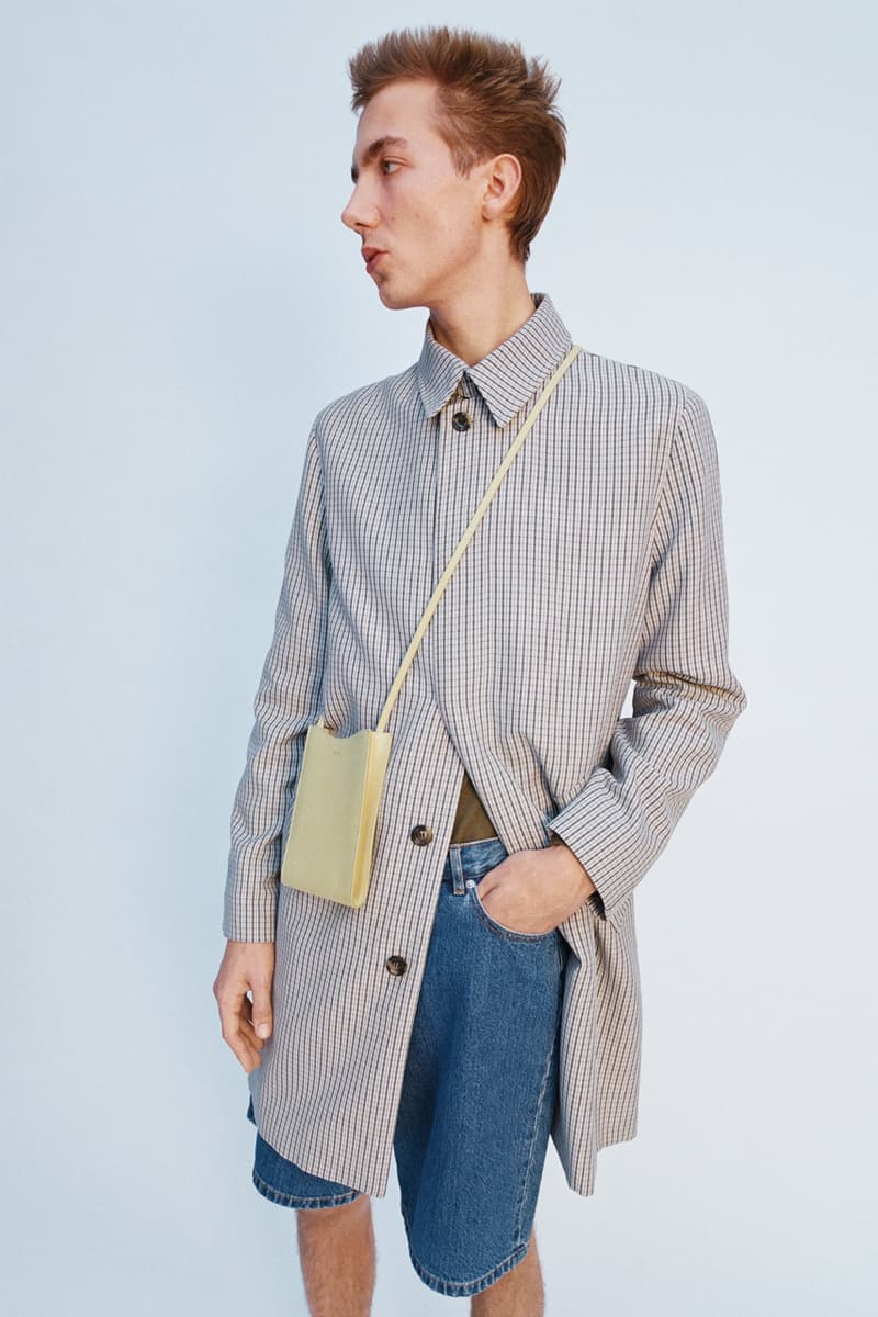 A.P.C. Spring/Summer 2021 Collection Lookbook SS21 Jean Touitou Mens Womens Looks Mini Bags Tailoring Shirts Asymmetrical Denim Jeans Sandals Roman Jewelry