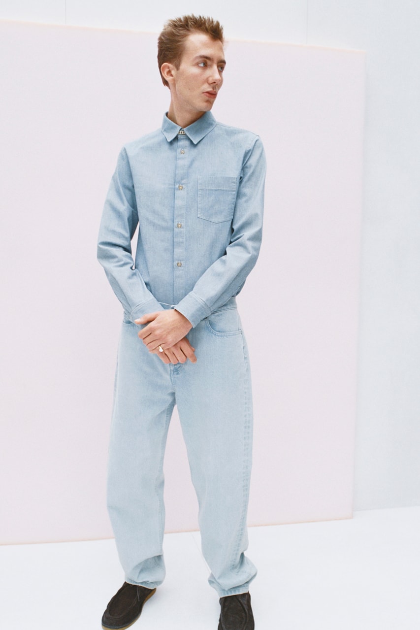 A.P.C. Spring/Summer 2021 Collection Lookbook SS21 Jean Touitou Mens Womens Looks Mini Bags Tailoring Shirts Asymmetrical Denim Jeans Sandals Roman Jewelry