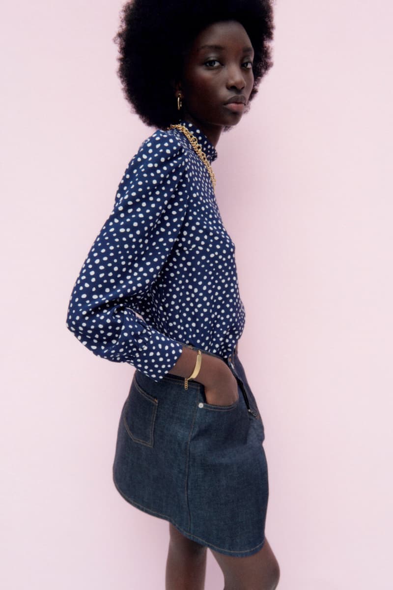A.P.C. Spring/Summer 2021 Collection Lookbook SS21 Jean Touitou Mens Womens Looks Mini Bags Tailoring Shirts Asymmetrical Denim Jeans Sandals Roman Jewelry