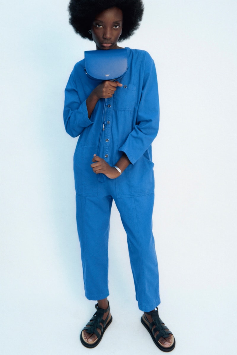 A.P.C. Spring/Summer 2021 Collection Lookbook SS21 Jean Touitou Mens Womens Looks Mini Bags Tailoring Shirts Asymmetrical Denim Jeans Sandals Roman Jewelry