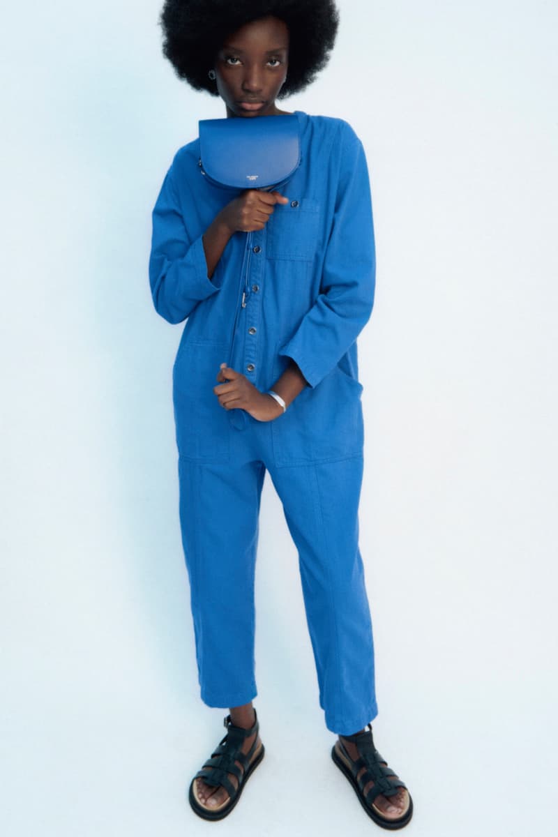 A.P.C. Spring/Summer 2021 Collection Lookbook SS21 Jean Touitou Mens Womens Looks Mini Bags Tailoring Shirts Asymmetrical Denim Jeans Sandals Roman Jewelry