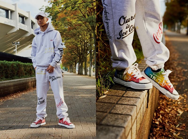 Coca-Cola x atmos LAB x Maison Mihara Yasuhiro fw20 sneaker collaboration collection apparel clothing japan release date fall winter 2020