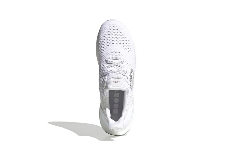 atmos x adidas UltraBOOST DNA "Cloud White/Silver Metallic/Clear Grey" H05023 Japan UB Tokyo Sneaker Boutique Collaboration Drop Date Release Information Closer First Look Triple White Trainers