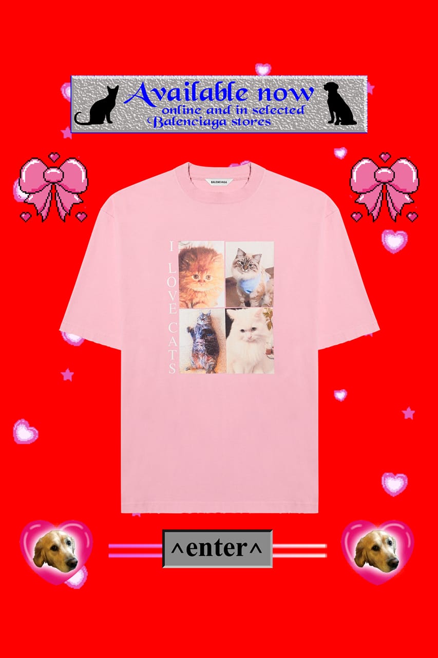 The Balenciaga I Love Pets Line Is Made For The Animal Lover