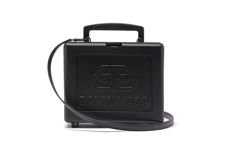 Balenciaga Lunch Box BB-Embossed Cross-Body Bag Fall Winter 2020 FW20 Runway Show Piece Accessory Carry Demna Gvaslia Back To School 