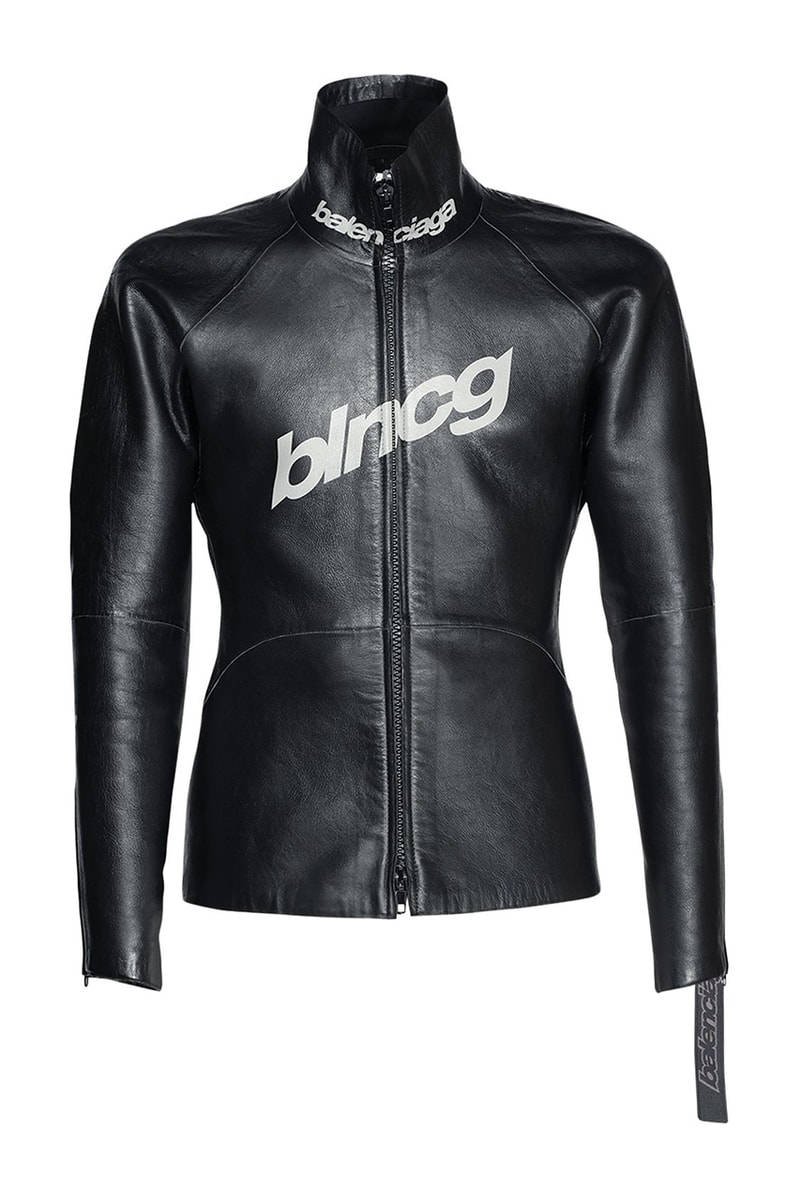Balenciaga Shiny Leather Scuba Jacket Fall/Winter 2020 FW20 Runway Show Piece Outerwear Luxury Fashion House Demna Gvasalia Drop Date Release Information Expensive $5800 USD