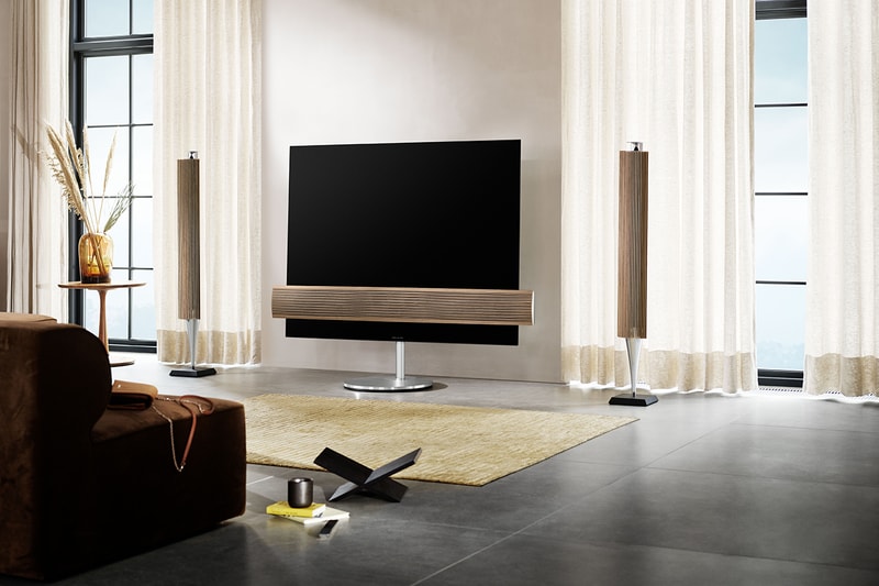 Bang & Olufsen TVs Beovision Contour Beovision Eclipse-55 2nd Generation Beovision Harmony Motorized Floor Stand Luxury Interior Design Danish Hygge Homeware 