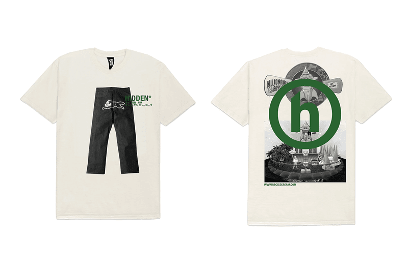 HIDDEN.NY x BBC ICE CREAM Apparel Collaboration collection billionaire boys club release date info buy h logo web store socks
