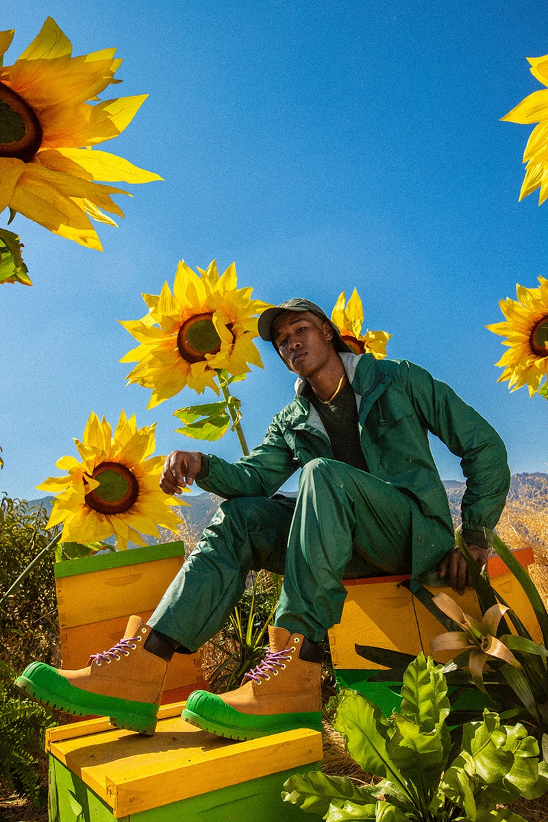 billionaire boys club timberland 6 inch boots multi coloured pharrell Williams fall winter 2020