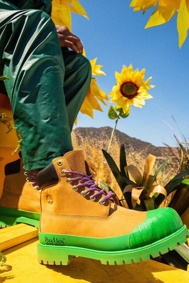 billionaire boys club timberland 6 inch boots multi coloured pharrell Williams fall winter 2020