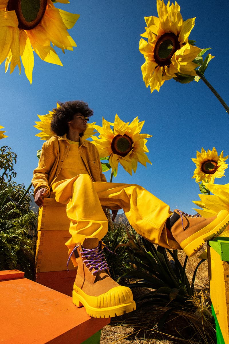 billionaire boys club timberland 6 inch boots multi coloured pharrell Williams fall winter 2020