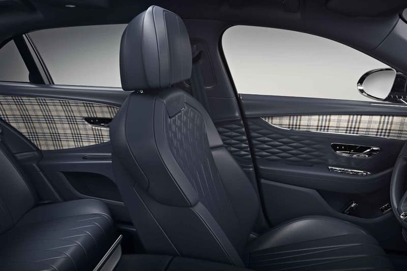 bentley british britain automaker luxury premium tweed fabric material trim option car cabin interior decoration