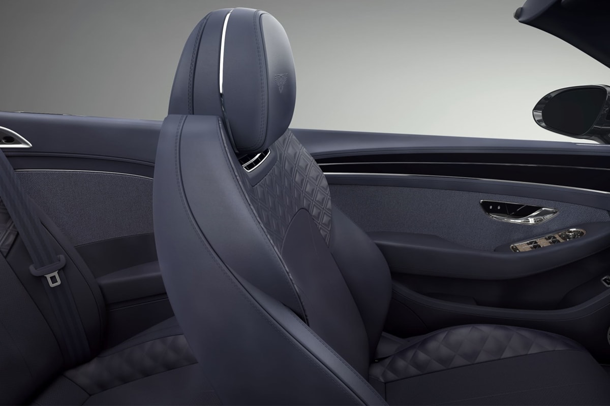 bentley british britain automaker luxury premium tweed fabric material trim option car cabin interior decoration