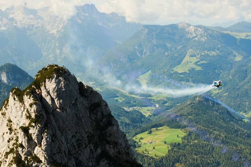 BMW i Electric Wingsuit #NEXTGen 2020 Aerodynamics Testing Center Flying Skydiving Future Superhero Electricity Jets Turbines 20 HP Motor Fly Future Tech