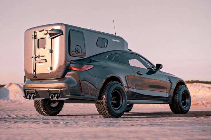 BradBuild Widebody BMW M4 Camper renders 3D Youtube Tesla Model S Off-roading Camper Outdoors BFGoodrich