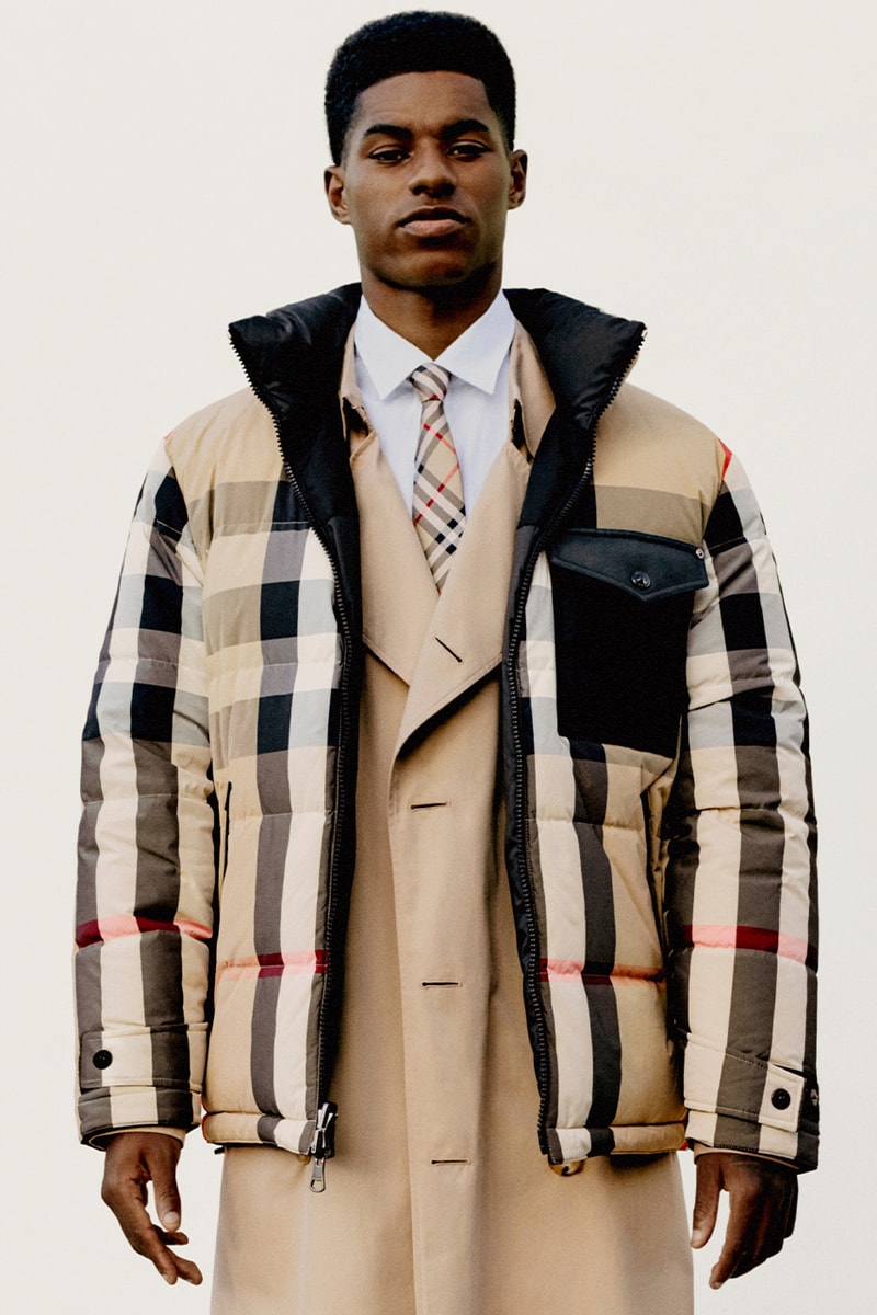 Burberry Marcus Rashford mbe launches latest campaign 2020 release film information