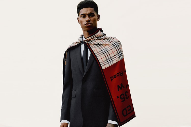 Burberry and Marcus Rashford Team to Support Young People Globally