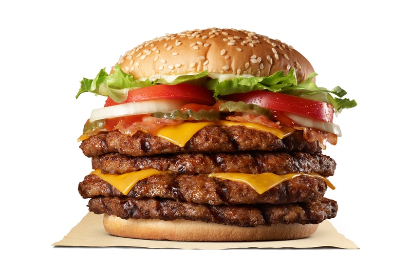 Burger King Japan Extreme Super One Pound Beef Burger maximum patties sandwich bun