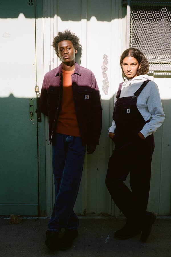 Carhartt WIP fall winter 2020 release lookbook release information where to buy winter clothing corduroy wool