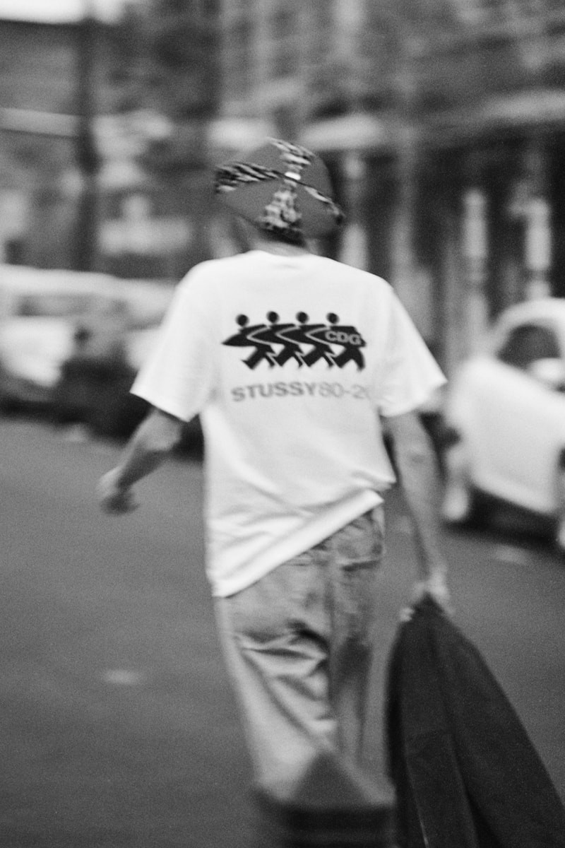CDG COMME des GARÇONS x Stüssy 40th Anniversary collaboration collection release date info buy november 13 2020 dover street market
