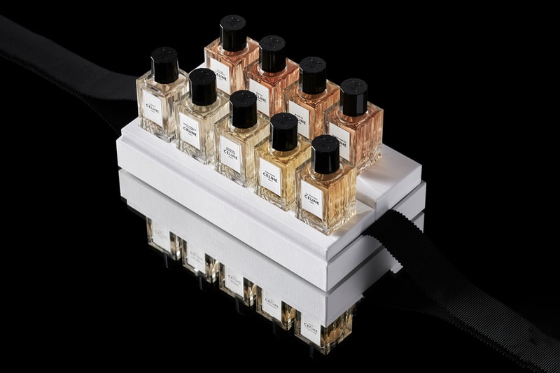 CELINE Haute Parfumerie Coffret Miniatures 9 x 10ml Bottles 17th Century Design Hedi Slimane Fragrances Luxury Gift Guide Christmas Present Scents Perfume Aftershave Smell 