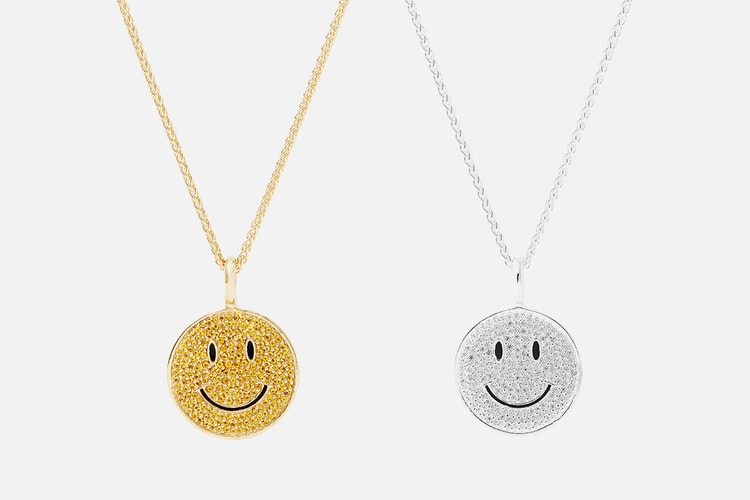 Hatton Labs and Chinatown Market Team up for Gleaming Smiley Face Jewelry