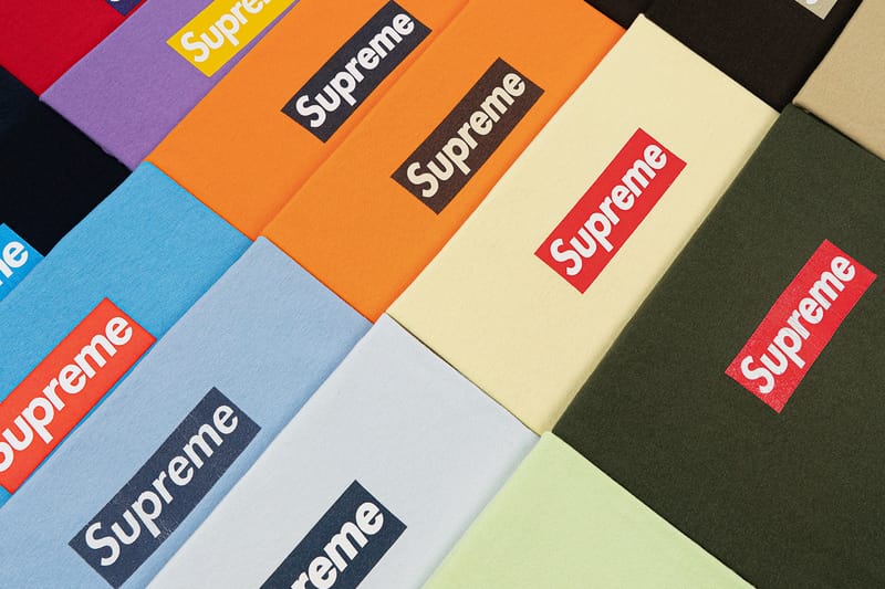 first supreme box logo