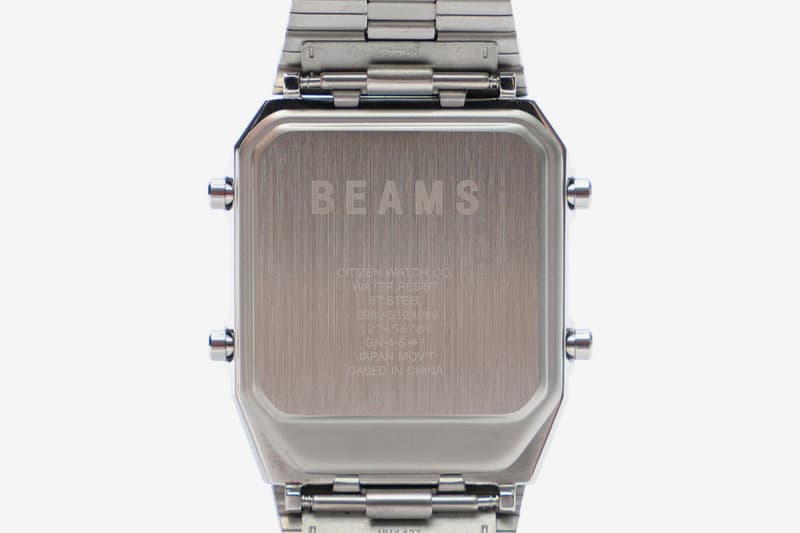 BEAMS Gives Citizen Ana-Digi Temp Watch Artistic Update With Handwritten Dial digital dial japan Watches accessories 