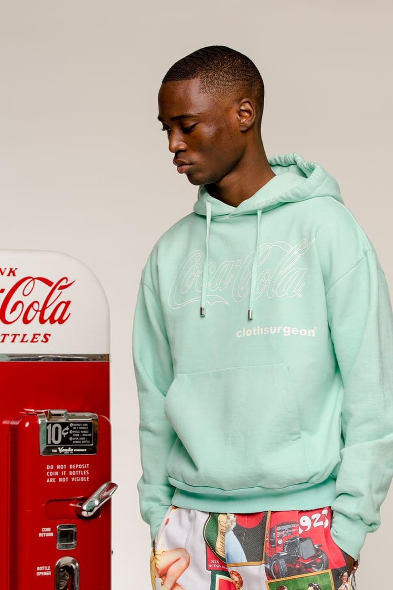 clothsurgeon Coca Cola capsule collection information release dates tailoring