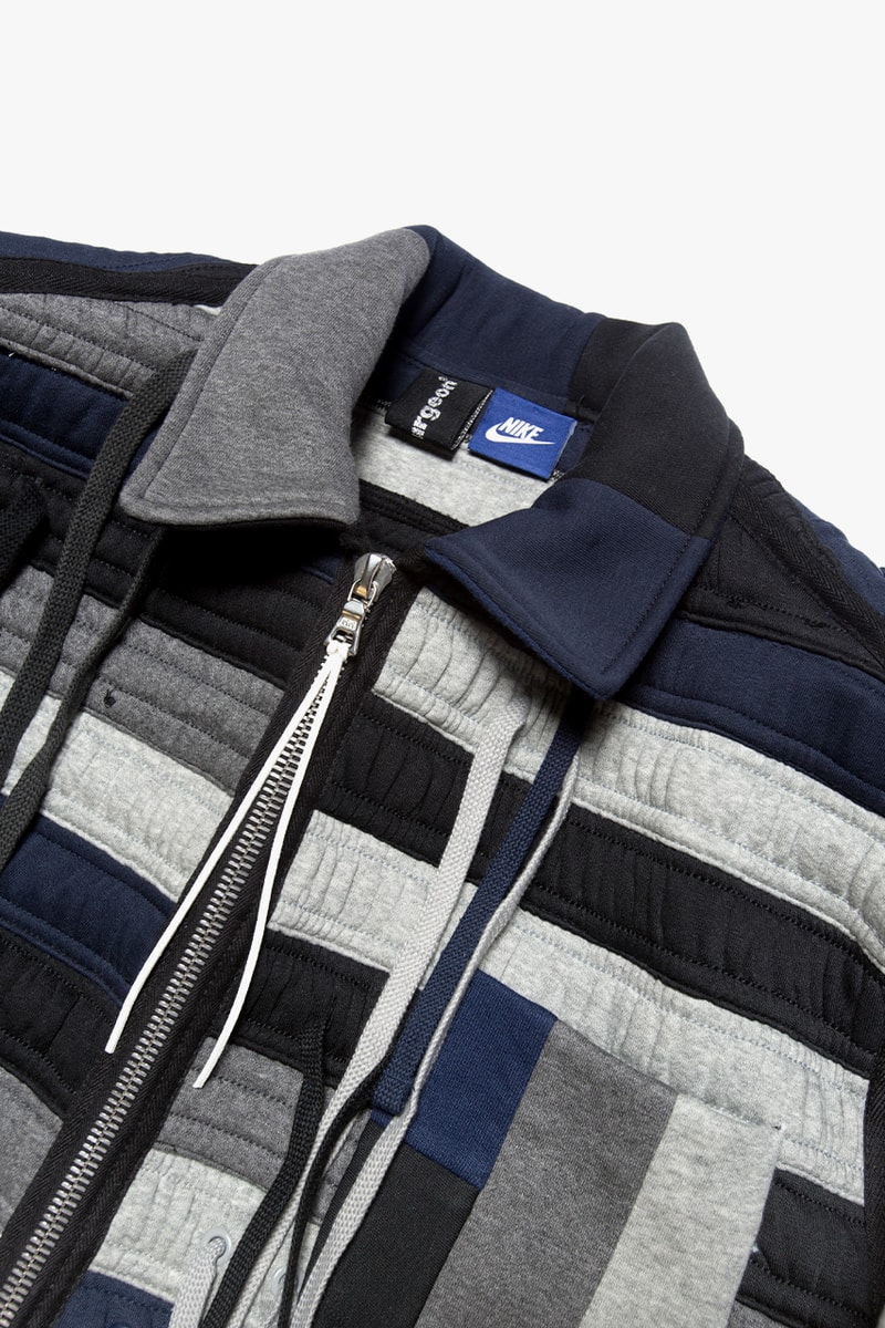clothsurgeon nike jacket vest waste gilet coach jacket release information 2020 sustainability up cycling up cycled clothes