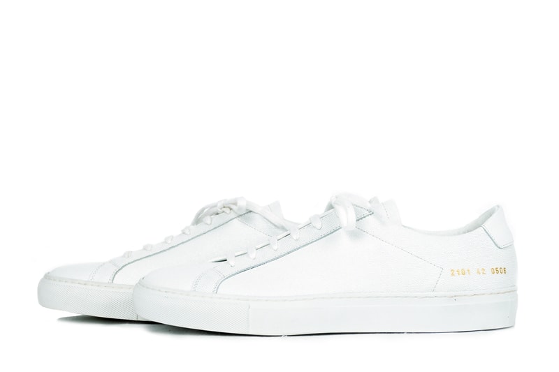 Common Projects Archive, Sample Footwear Sale sneakers achillies combat boot derby slip on sneaker the news showroom new york location website store