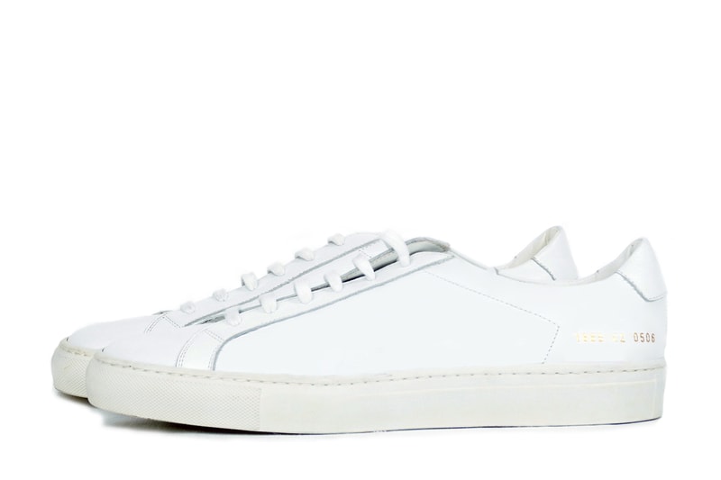 Common Projects Archive, Sample Footwear Sale sneakers achillies combat boot derby slip on sneaker the news showroom new york location website store